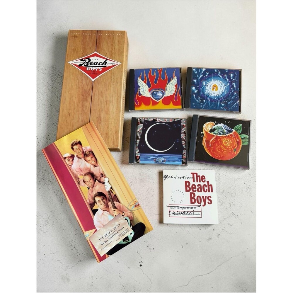 The Beach Boys Good Vibrations 30 Years of the Beach Boys 5 CD Box Set 1993 VTG